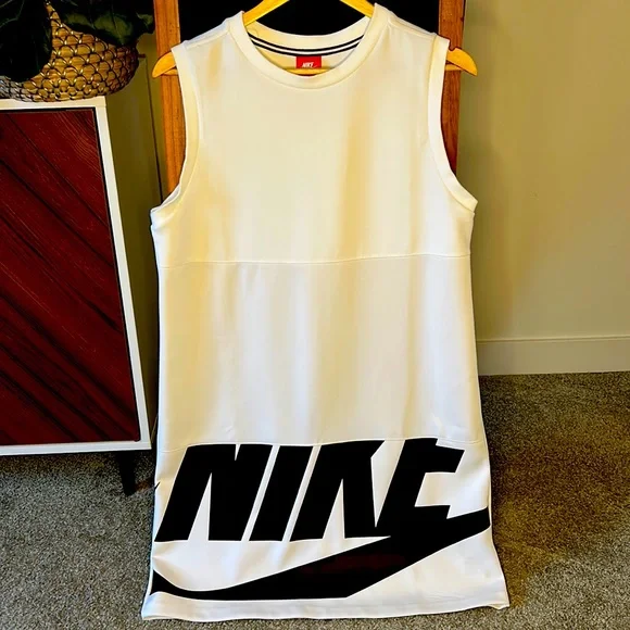 Nike Dresses Nike Streetwear Loose Fit Dress Medium White - Main Image